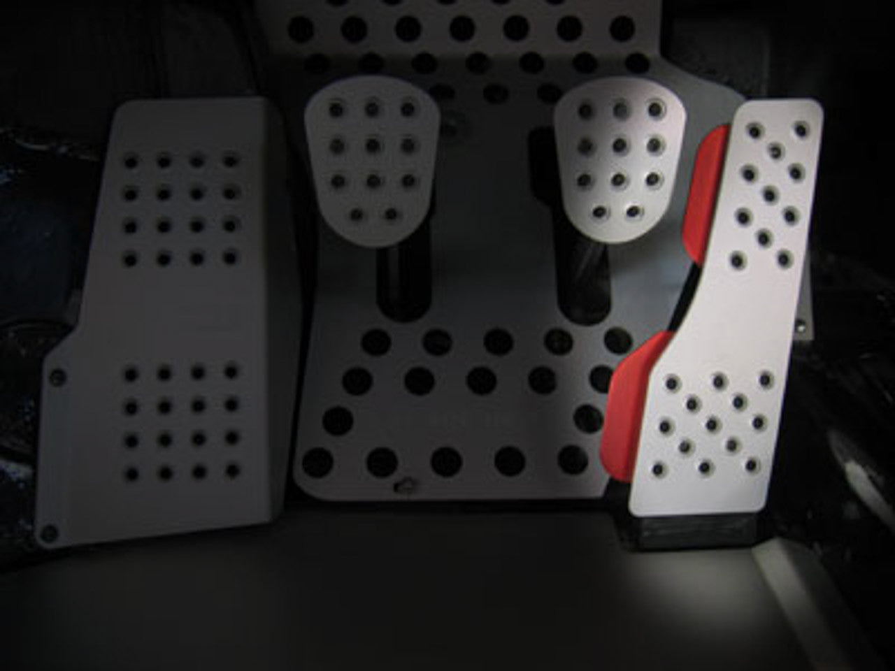 Rennline Dead Pedal - Perforated - Porsche - SKU# P11