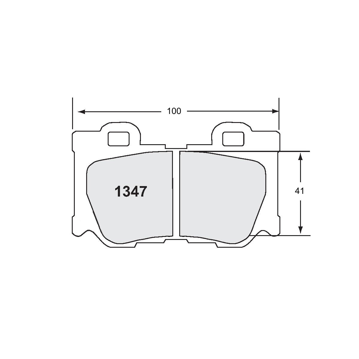 Performance Friction 1347.08.16.44 Racing Pad - 08 Compound