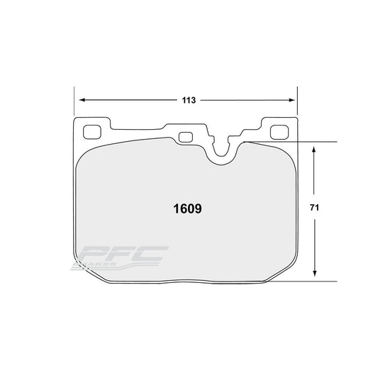 Performance Friction 1609.08.17.44 Racing Pad - 08 Compound