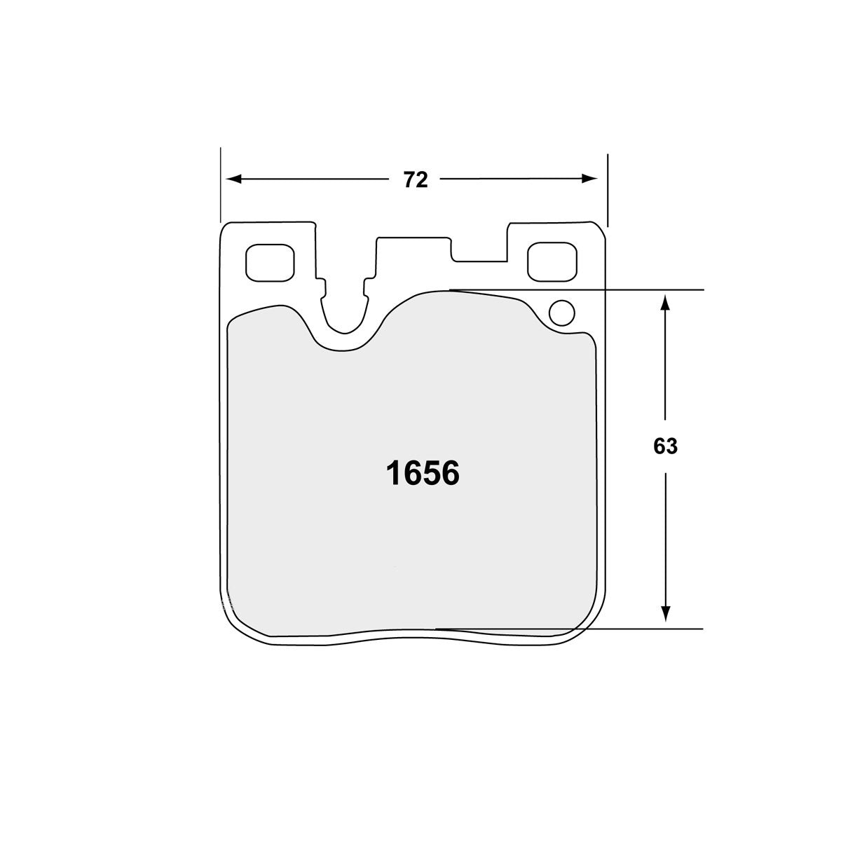 Performance Friction 1656.08.16.44 Racing Pad - 08 Compound