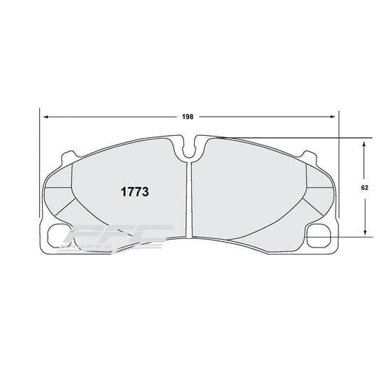 Performance Friction 1773.13.17.44 Racing Pad - 13 Compound