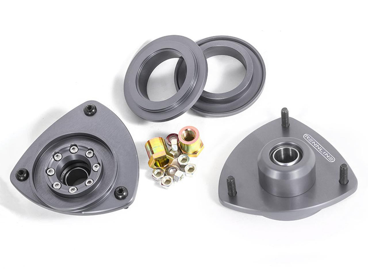 Rennline Front Adjustable Camber Plate Set- Sealed - SKU# SB67.69.74