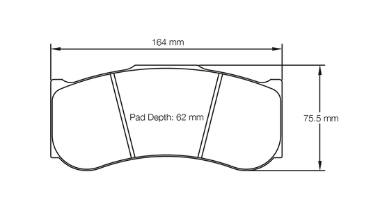 Pagid U-2019 Racing Pads - RST-1 Compound