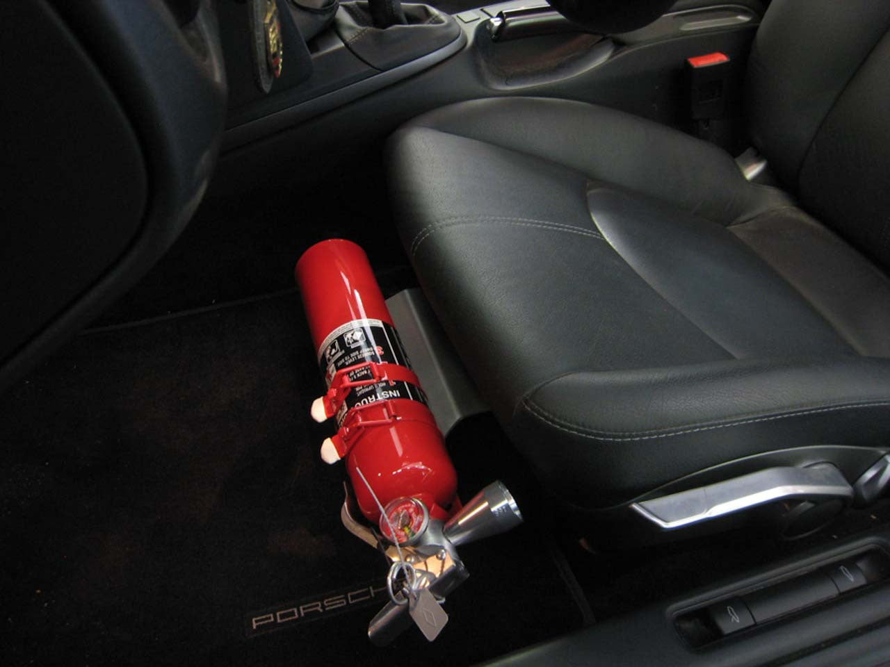 Rennline Fire Extinguisher Mount - Porsche - SKU# FE04