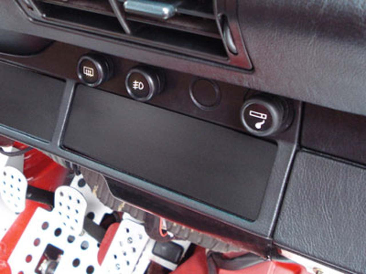 Rennline Radio Block-Off Plate - Porsche - SKU# I21