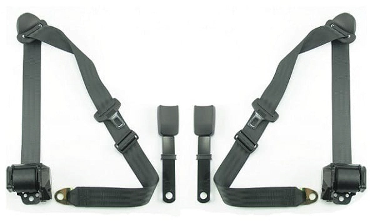 1974-88 Porsche 911 Retractable 3-Point Seat Belt - Multiple Colors Available