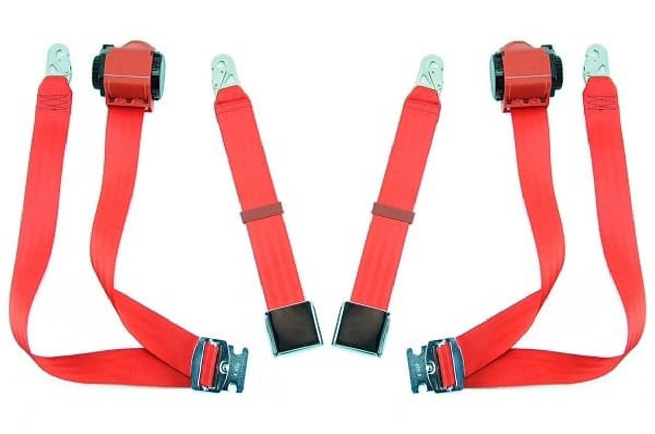 Rennline Retractable 3-Point 968 Seat Belt - SKU# SA-50532