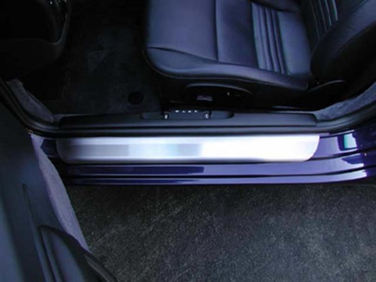 Rennline Stainless Steel Sill Plate Set W/Logo-TwinTurbo - SKU# SP03
