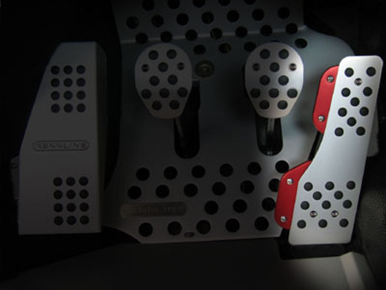Rennline Clutch/Brake Pedal - 2 pc - Rubber Grip - Porsche - SKU# P60