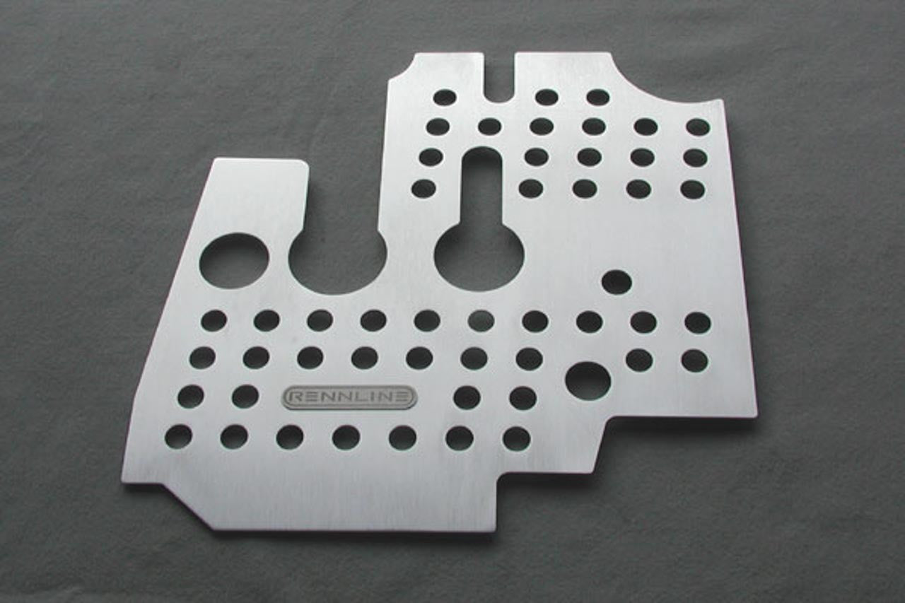 Rennline Aluminum Floorboard - Driver Side - Porsche - SKU# F06