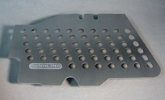 Porsche (911-1969-89) Perforated Aluminum Floorboard - Passenger Side