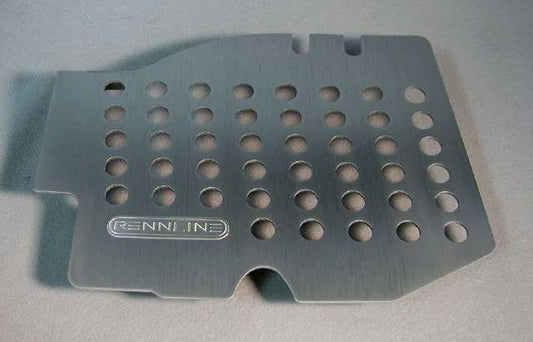 Porsche (911 Targa-Cab - 1969-89 (Perforated)) Rennline Aluminum Floorboard - Passenger Side