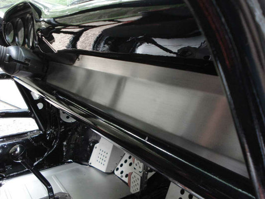 Rennline Aluminum lower dash cover (No Holes)- Porsche - SKU# DA64