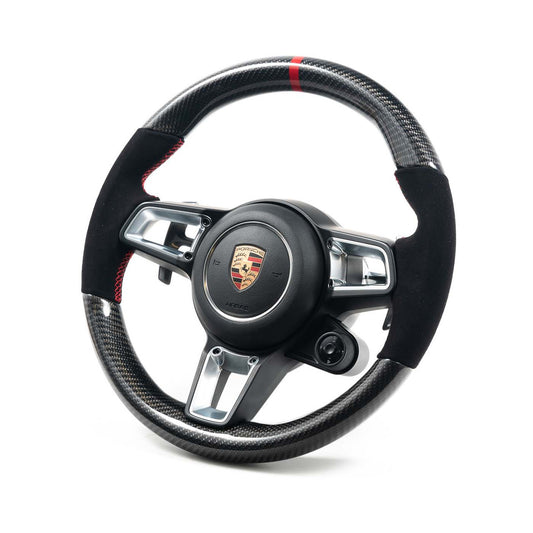 Rennline Carbon Fiber Steering Wheel for Porsche – Motorsport Interior Upgrade – I127