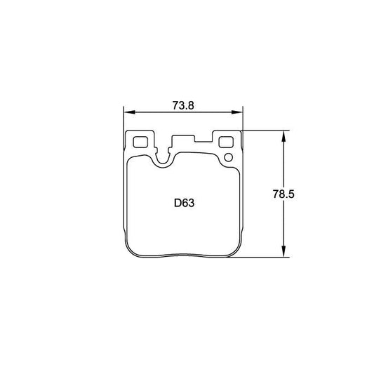 Pagid U-4933 Racing Pad - RSL-1 Compound