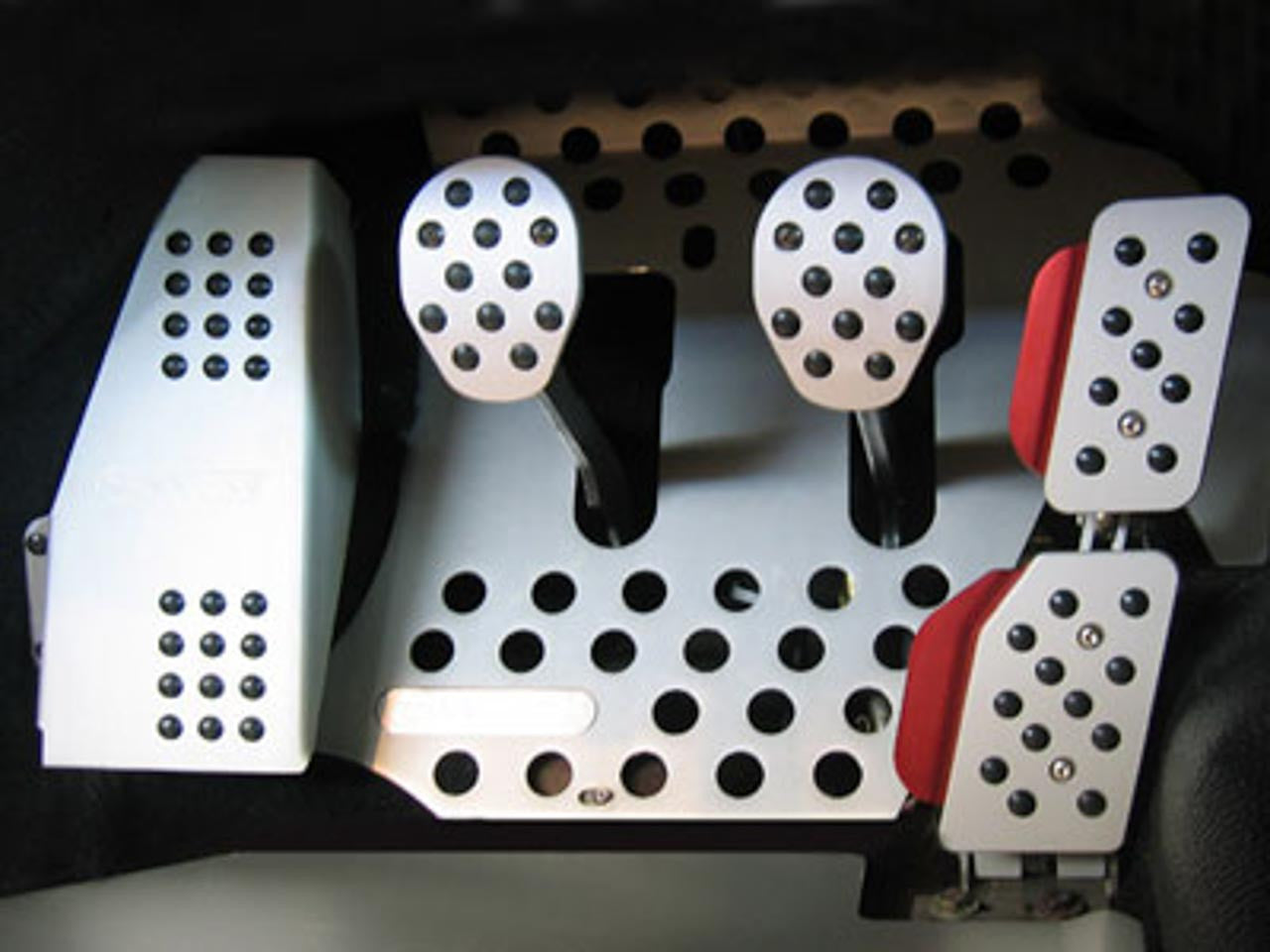 Rennline (Rev2) - 4PC Pedal Set - Rubber Grip - Porsche - SKU# A12.2P6052
