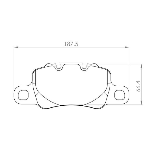 Performance Friction 7727.11.18.44 Racing Pad - 11 Compound