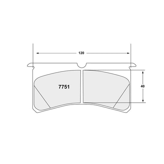 Performance Friction 7751.11.20.44 Racing Pad - 11 Compound