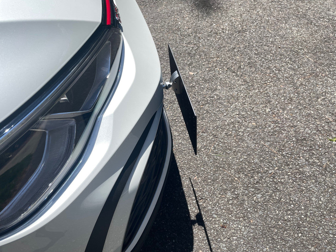Tow Hook Receiver - Billet License Plate Mount - SKU# E1070.113R