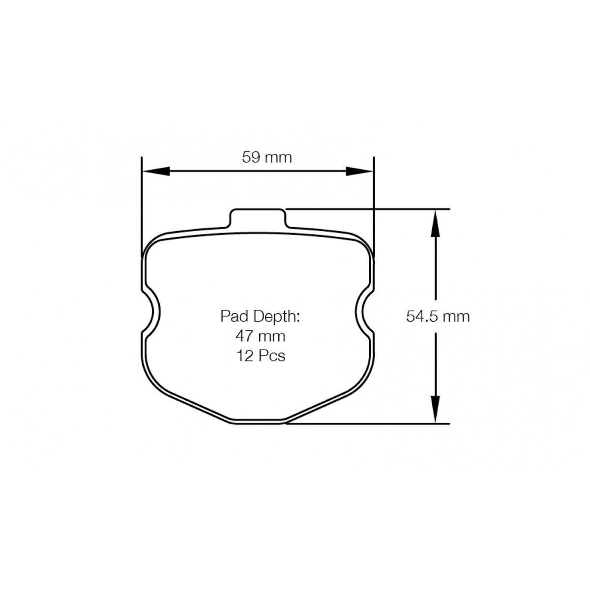 Pagid U-8240 Racing Pad - RSL-29 Compound