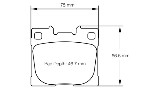 Pagid U-8300 Yellow Racing Pads - RS-29 Compound