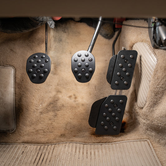 Porsche (924/944/968) (Rev2) 4PC Pedal Set - Rubber Grip
