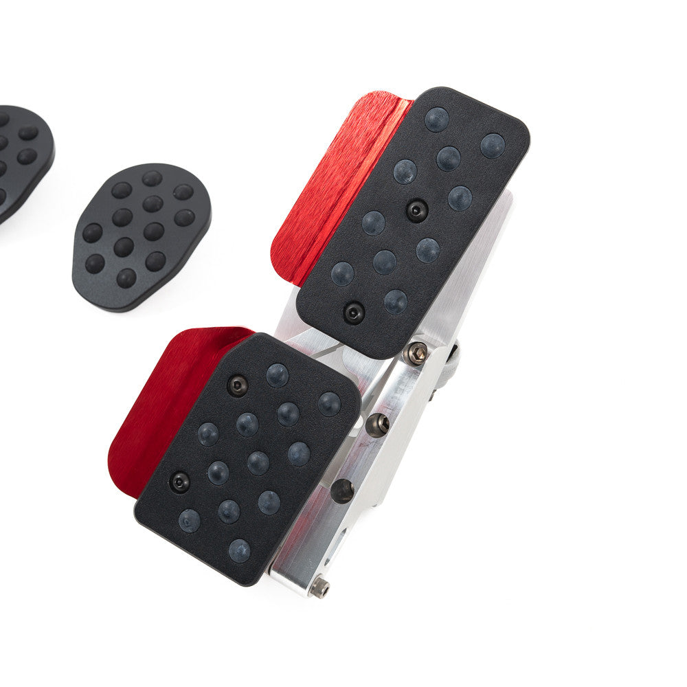 Rennline (Rev4) - 4PC Pedal Set - Rubber Grip - Porsche - SKU# A163P60101
