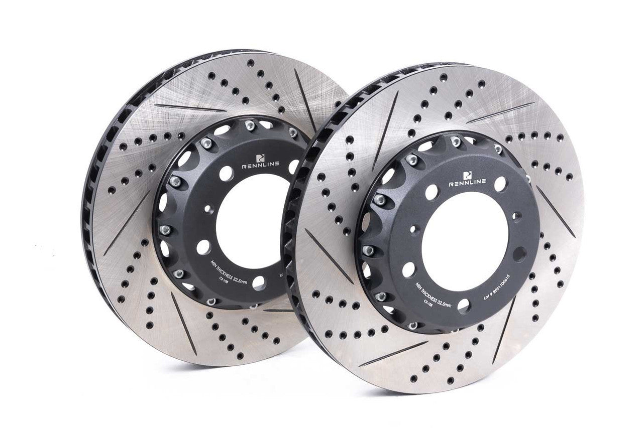 Rotor Pair - Rear, Semi-Floating, 350x28mm - SKU# CS-113
