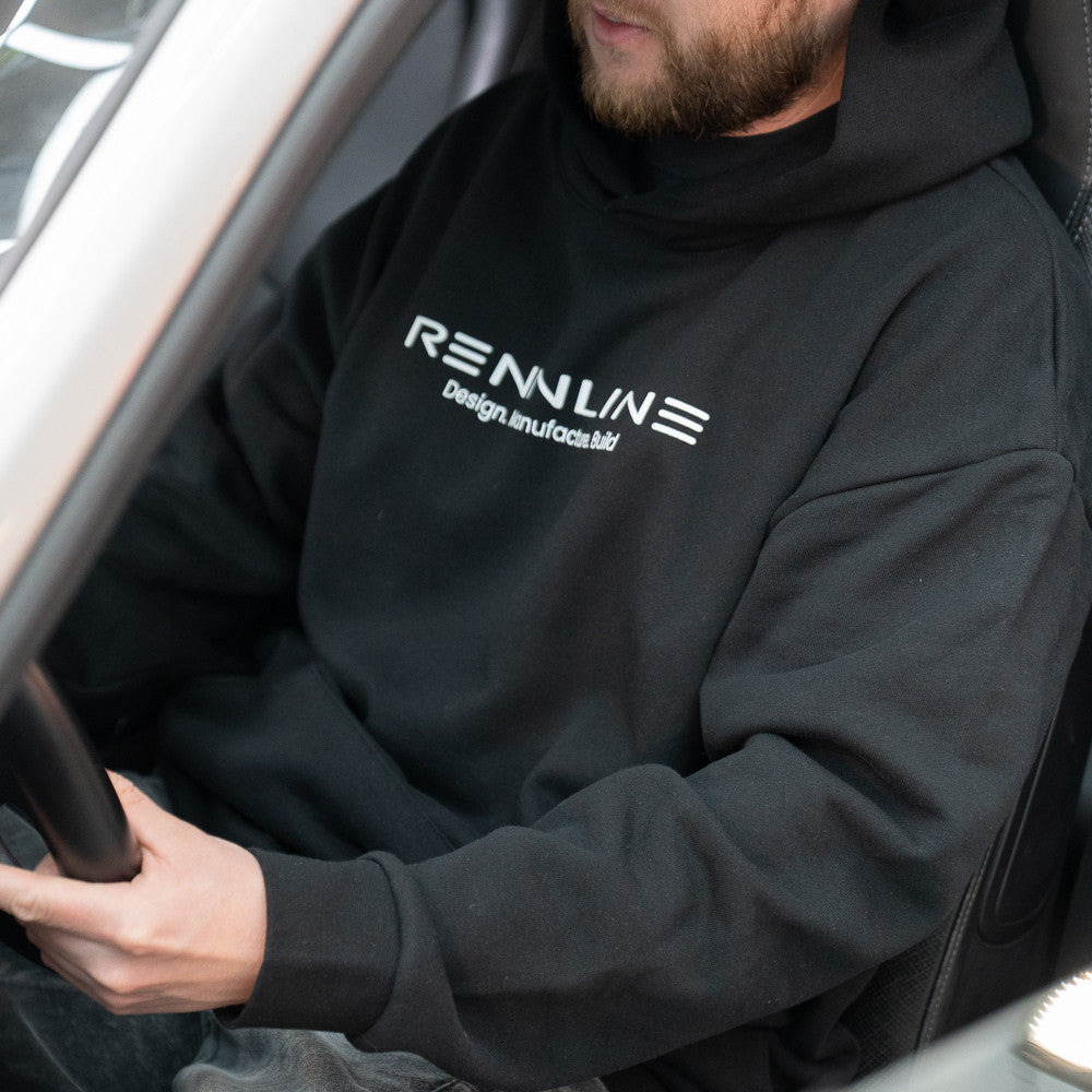 Rennline Black S-Curve Hoodie - SKU# AP19