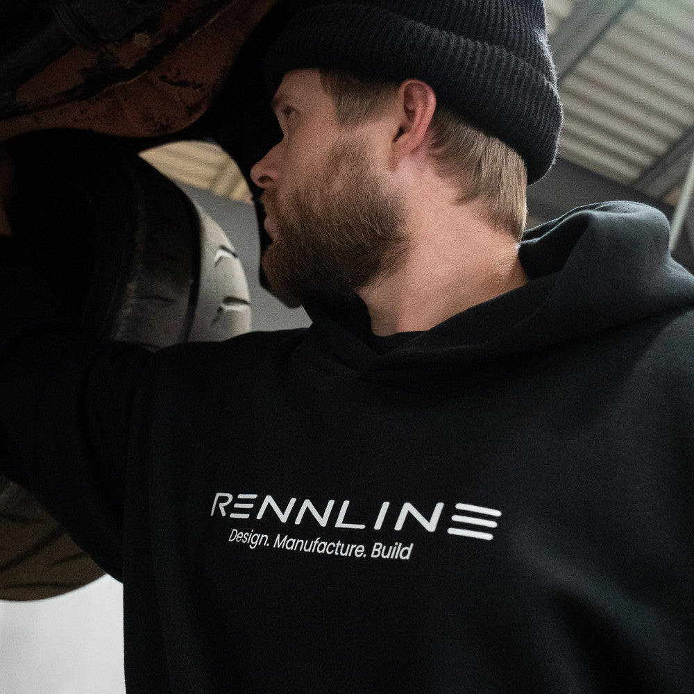 Rennline Black S-Curve Hoodie - SKU# AP19