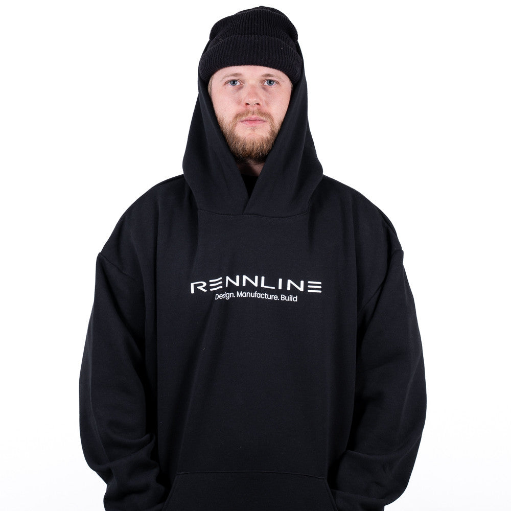 Rennline Black S-Curve Hoodie - SKU# AP19