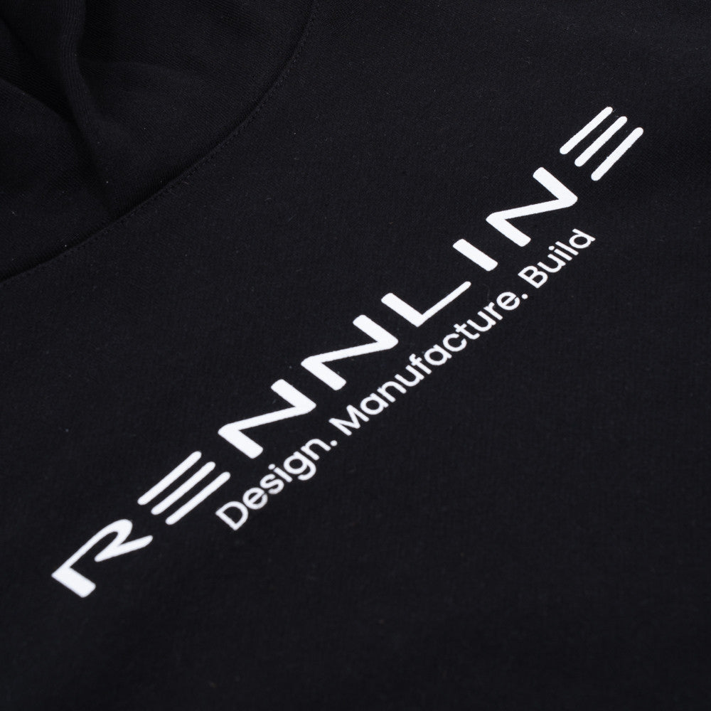 Rennline Black S-Curve Hoodie - SKU# AP19