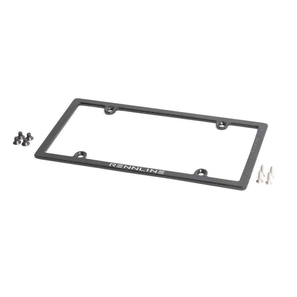 Rennline Carbon Fiber License Plate Frame for Porsche & BMW – Lightweight Exterior Upgrade