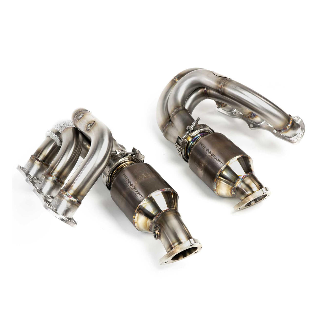 Fabspeed Porsche 981 Cayman GT4 / Boxster Spyder RENNKRAFT™ Modular Headers with HJS Catalytic Converters (2015-2016)