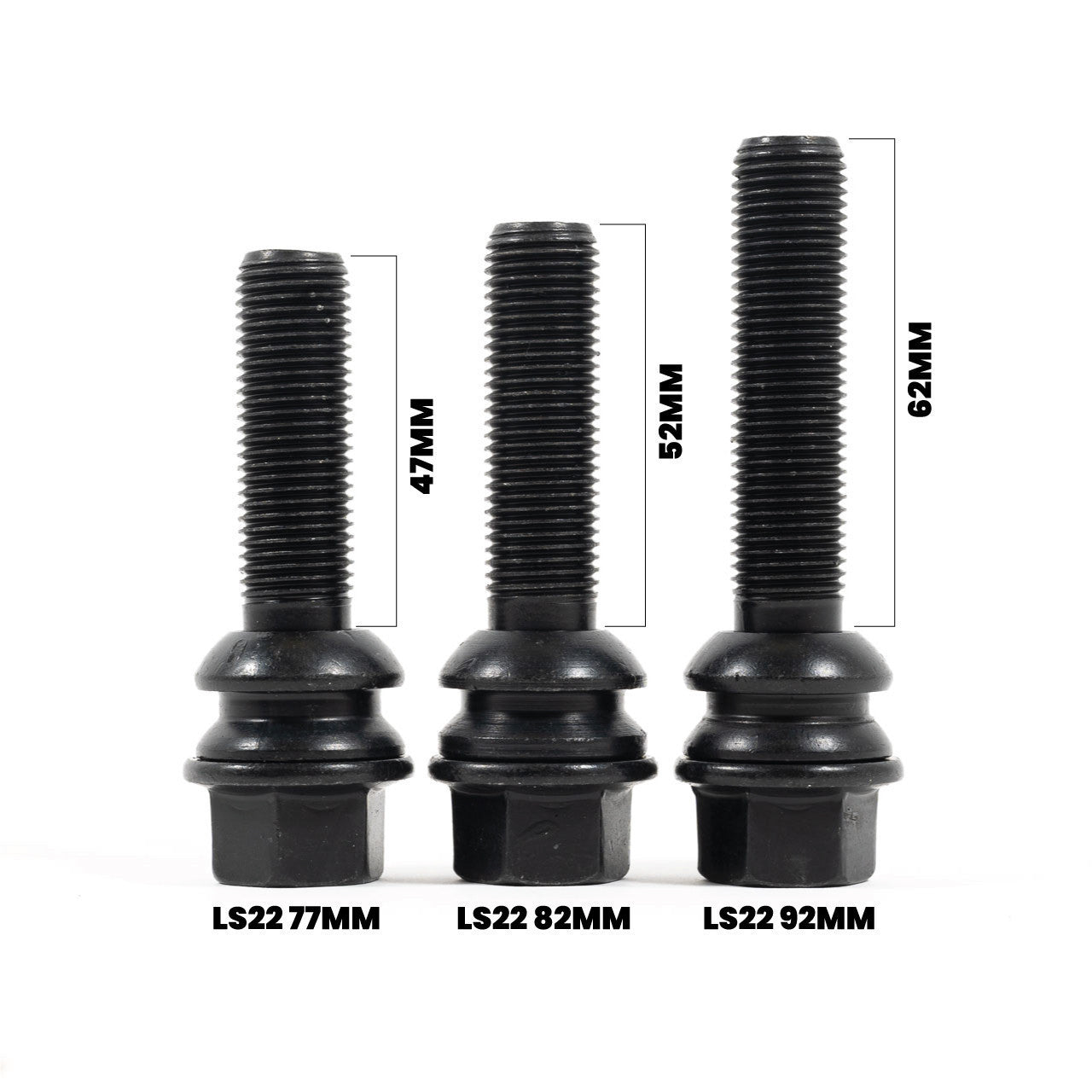 Rennline OE+ Lug Bolts R14 Seat for Porsche & BMW – Motorsport Grade Wheel Hardware