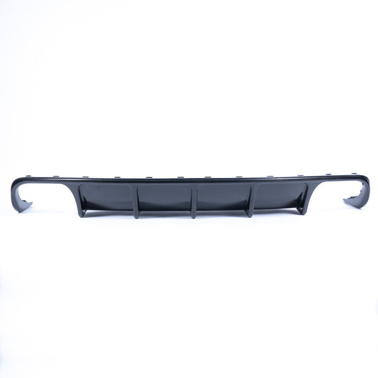 Rennline Carbon Fiber Rear Diffuser – Fits Porsche Macan