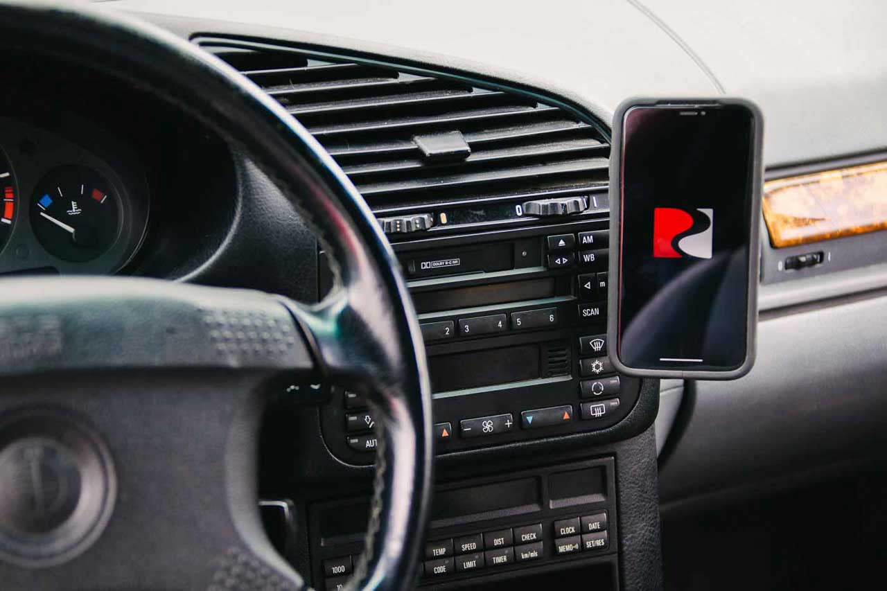 Rennline BMW E36 ExactFit Magnetic Phone Mount - SKU# PM01.52
