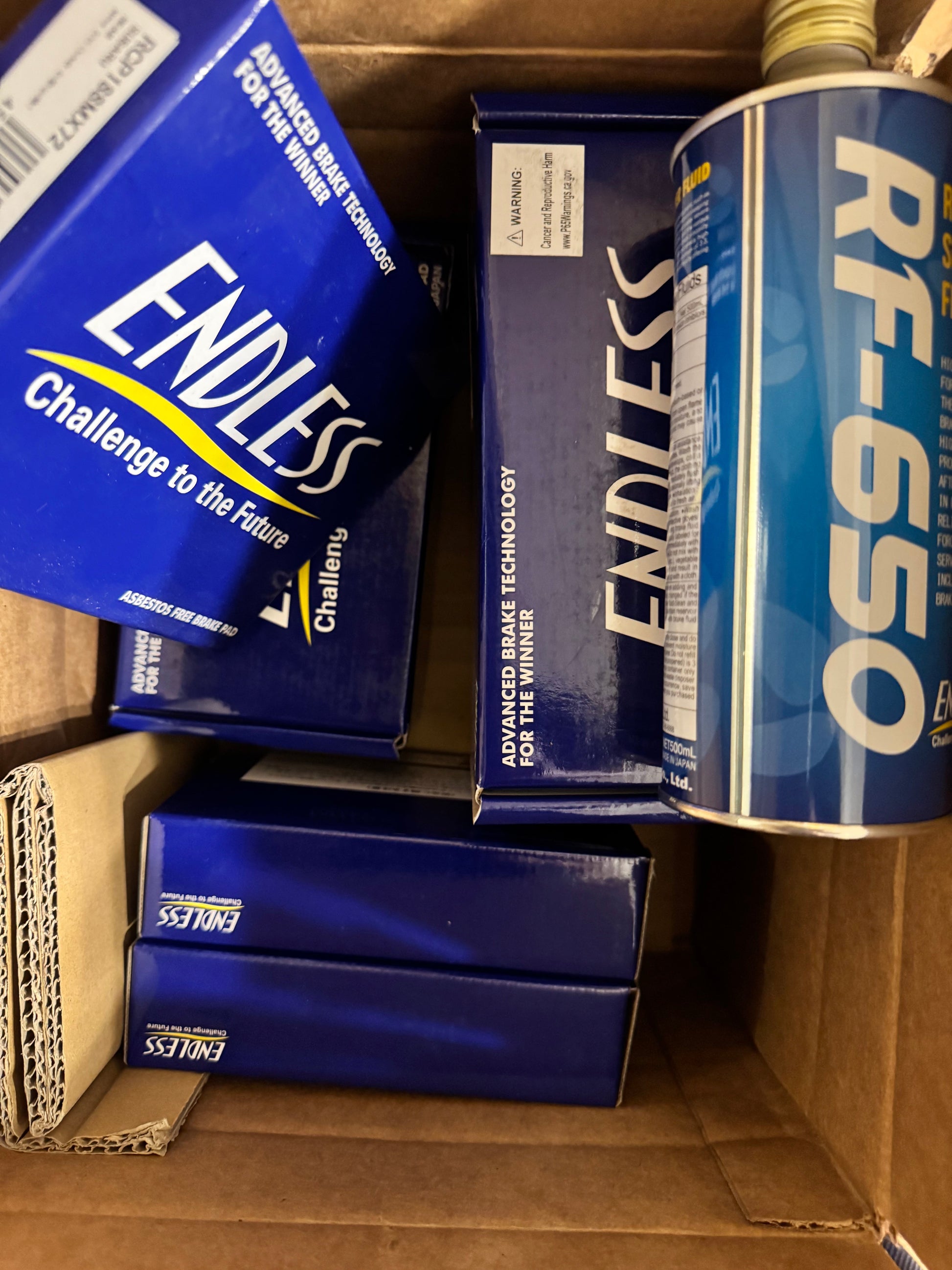 Endless brake pads