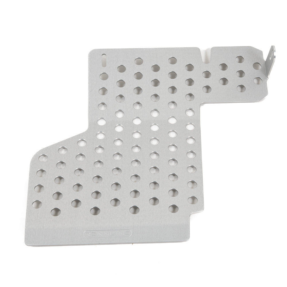 Rennline Aluminum Perforated Floorboard - Drivers Side - SKU# F15