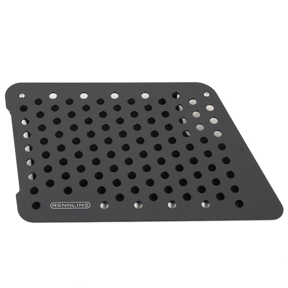 Porsche (996/986/997/987 Cayman (without Bose sub) Aluminum Perforated Floorboard - Passenger Side