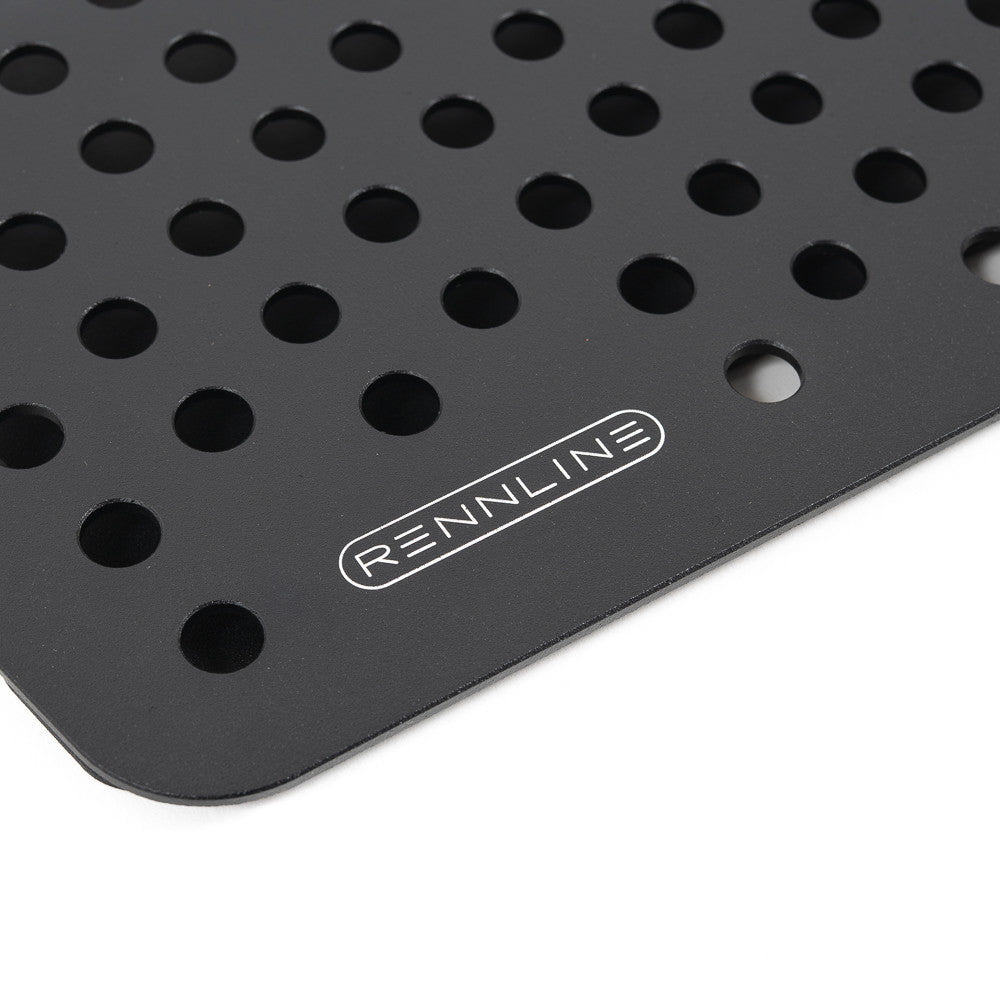 Rennline Aluminum Perforated Floorboard - Passenger Side - SKU# F16