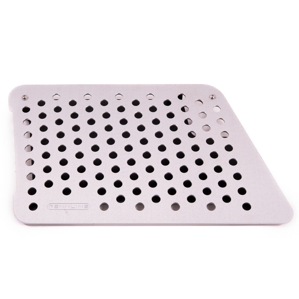 Rennline Aluminum Perforated Floorboard - Passenger Side - SKU# F16