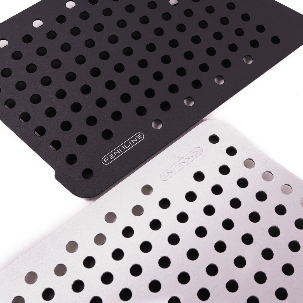 Rennline Aluminum Perforated Floorboard - Passenger Side - SKU# F16