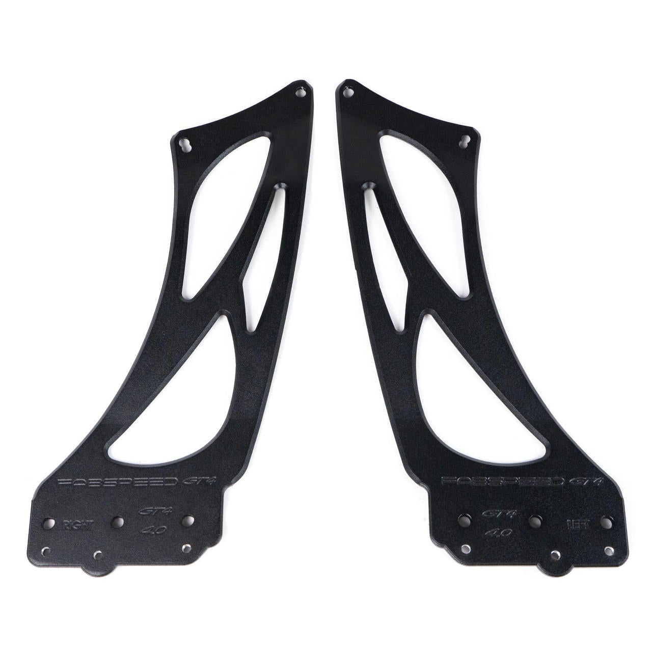 Fabspeed Porsche 981/718 Cayman GT4 Monoblock Wing Risers (2015+)