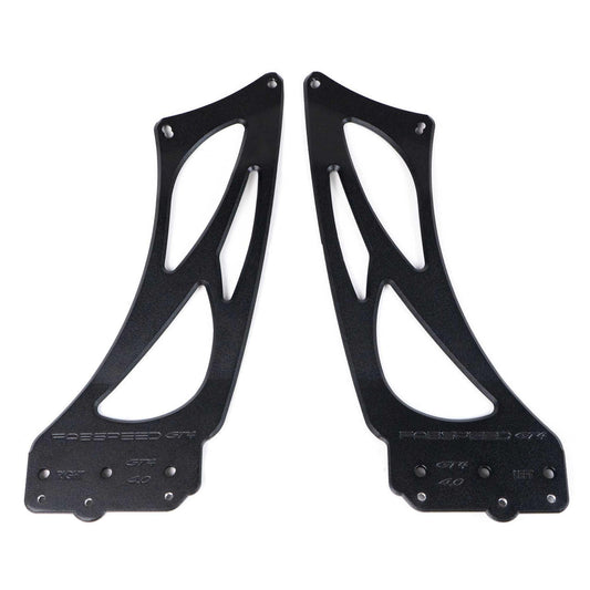 Fabspeed Porsche 981/718 Cayman GT4 Monoblock Wing Risers (2015+)