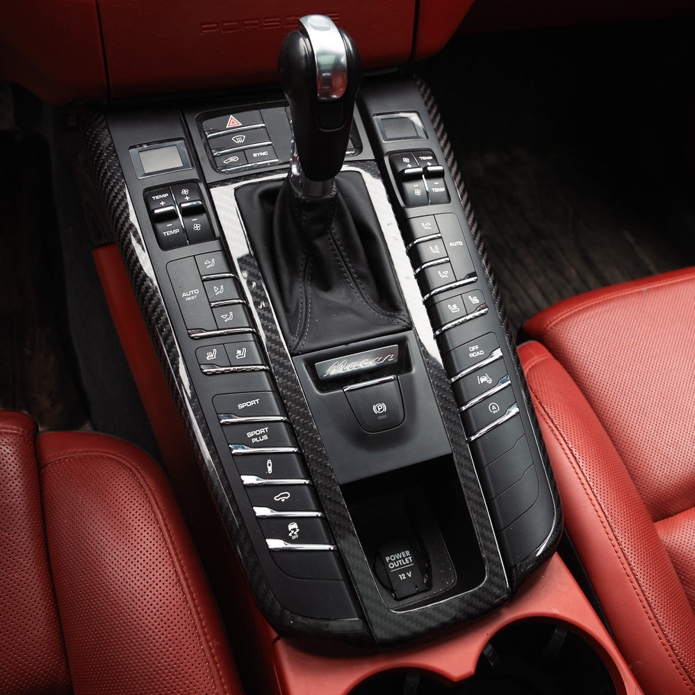 Rennline Carbon Fiber Center Console Surround for Porsche – Lightweight Interior Trim Upgrade