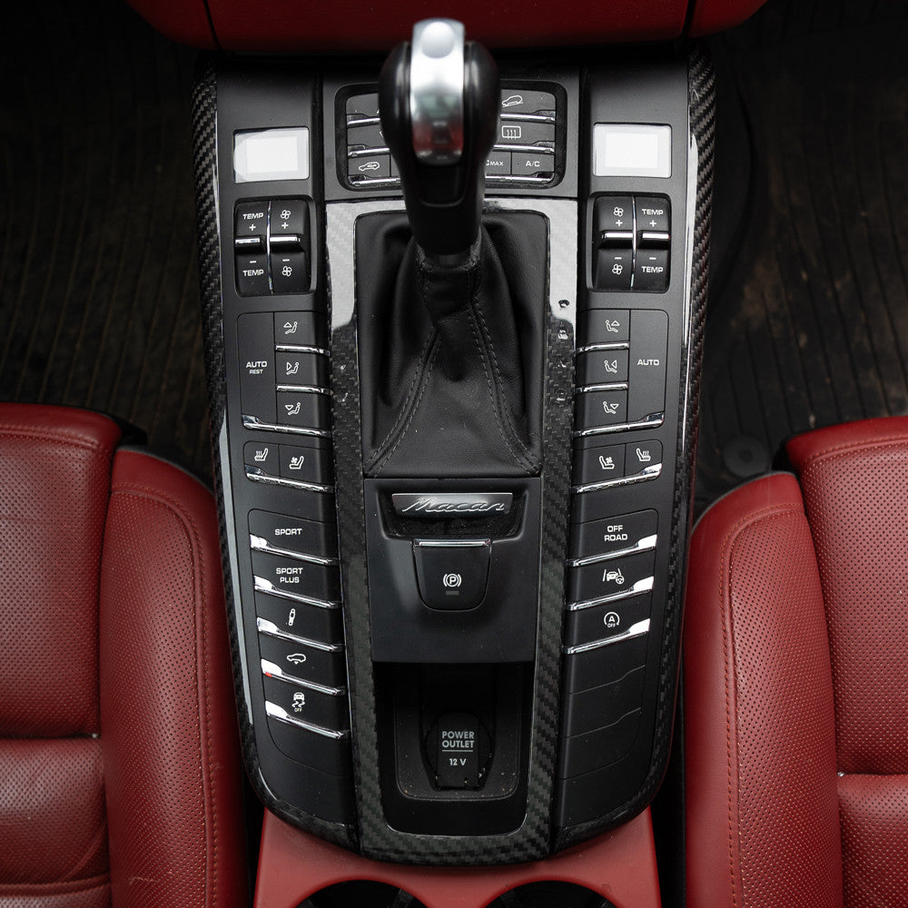 Rennline Carbon Fiber Center Console Surround for Porsche – Lightweight Interior Trim Upgrade