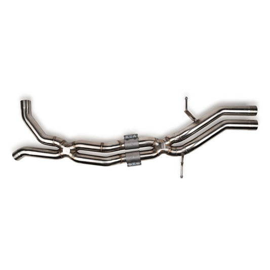 Fabspeed Porsche Macan S / GTS / Turbo V6 Resonator Delete Intermediate X-Pipe (2014-2018)