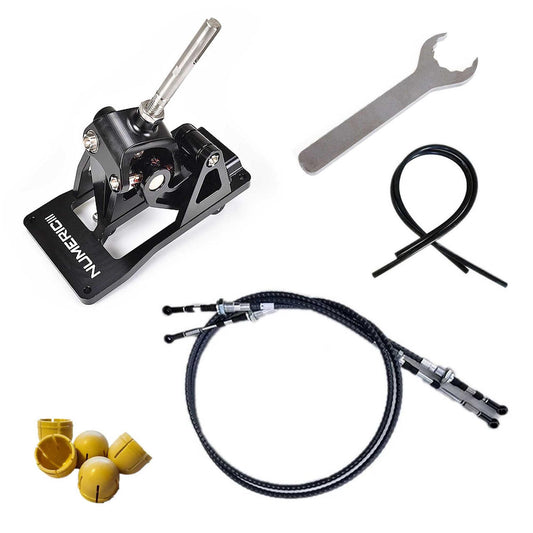 Numeric Racing Porsche 718 Boxster / Cayman / GT4 / GTS / Spyder Short Shifter and Cable Bundle (2017+)