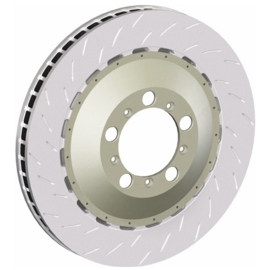 PFC Rear Slotted Rotor - Left - Porsche 992 GT3 Cup